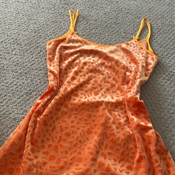 Ellen Tracy Orange Dress - Picture 1 of 6